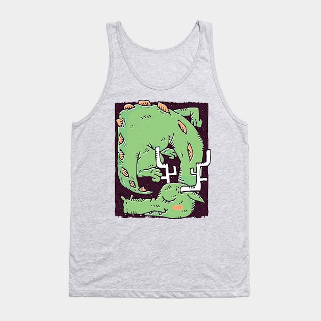 Sleeping Dragon Tank Top by rjzinger